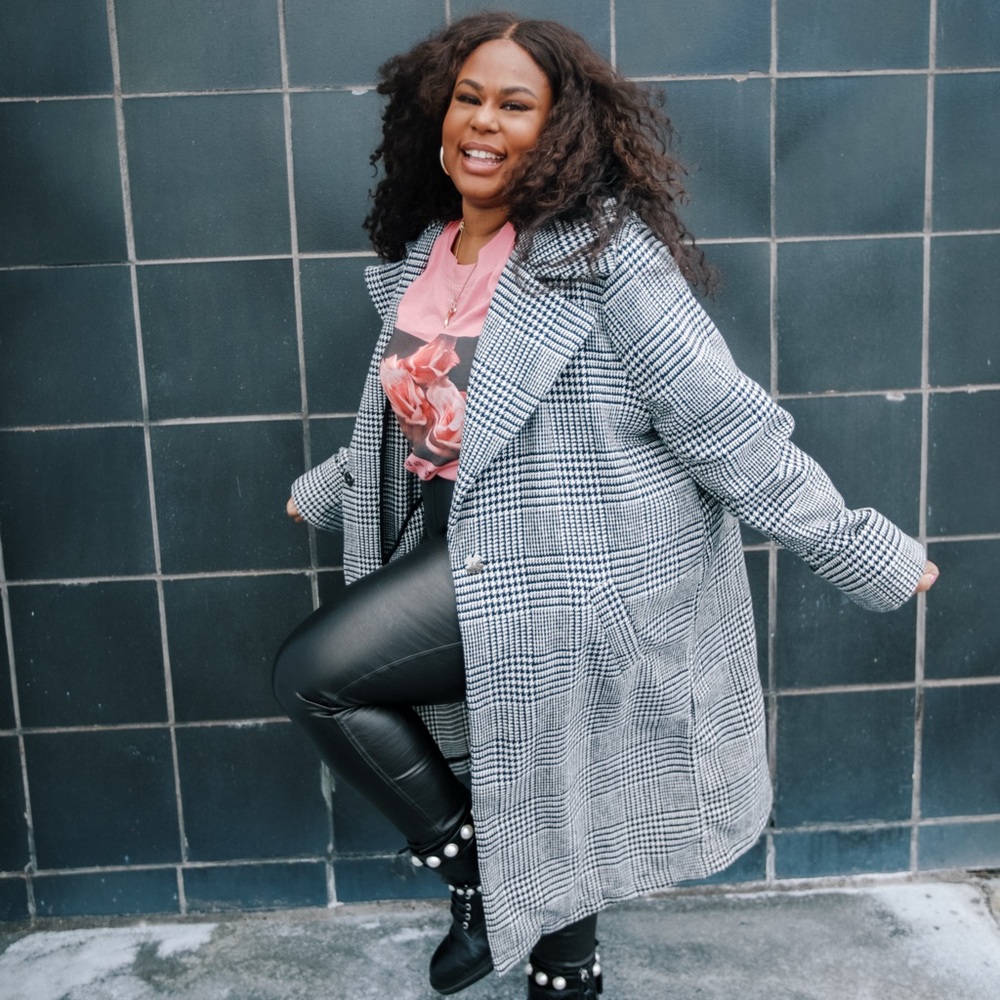 Plaid coat
